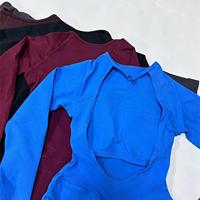 Combinaison de yoga une pièce sans coutures personnalisée à manches longues, gainante ventre plat, séchage rapide, respirante, dos nu, pour le sport