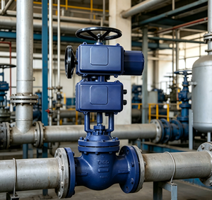 Actionneur électrique linéaire à poussée, signal modulant 4-20 mA avec protection contre les sur-tours, dispositif de commande à distance pour vanne de pipeline - Product Image 6