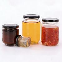 Offre Spéciale – Bocal en Verre Rond pour Épices, Cornichons, Confitures, Gelées, Miel – Contenants Alimentaires de 1,5 oz, 50 ml, 100 ml, 240 ml, 500 ml, 750 ml, 1000 ml