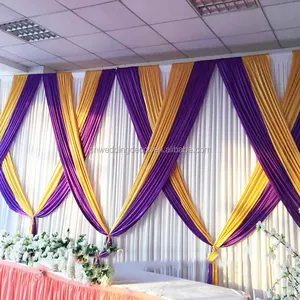 結婚式の装飾カーテン背景ステージカーテン
