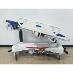 सस्ते मेडिकल ग्रेड अस्पताल रोगी परिवहन ट्रॉली हाइड्रोलिक आपातकालीन मोबाइल गाड़ी - Product Image 5