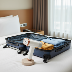 Défroisseur Vapeur Portable 1000W Blanc Pliable pour Voyage, Électrique, Anti-Plis pour Vêtements - Product Image 2