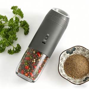 Nuevos Modelos de Parrillas para Barbacoa, Molinillos Automáticos de Pimienta y Sal para Exteriores, Juego de Molinillos Eléctricos de Sal y Pimienta - Product Image 1