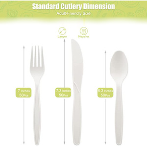 عينة مجانية من المصنع مباشرة سعر سكين للاستعمال مرة واحدة في الغذاء الصف Pla قابلة للتحلل الحيوي - Product Image 2