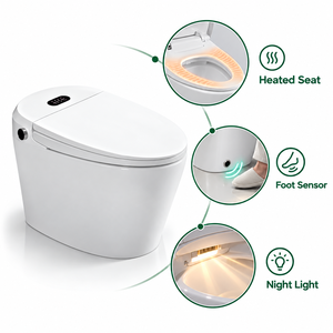 Inodoro Inteligente de Estilo Europeo, Bidé de Una Pieza, Inodoro Inteligente Automático - Product Image 2