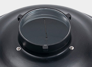 Plato de belleza ondulado de 56cm de montaje de aleación de aluminio Bowens con interior plateado y rejilla de panal blanca para plato de belleza ondulado de estudio - Product Image 4