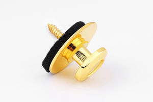 Sangle de guitare en métal de haute qualité à deux couleurs (or/argent) - Anti-rayures, haute durabilité, compatible avec toutes les guitares - Product Image 3