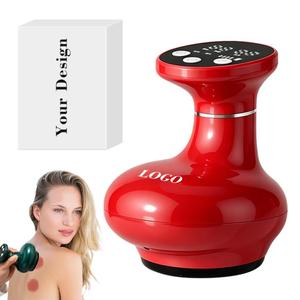 0728 Hot Sale 6-level Adjustable Scraping <b>Massager</b> 3-in-1 Muscle Pain Relief <b>Tool</b> 1200mah Cupping Therapy Set - Product Image 2