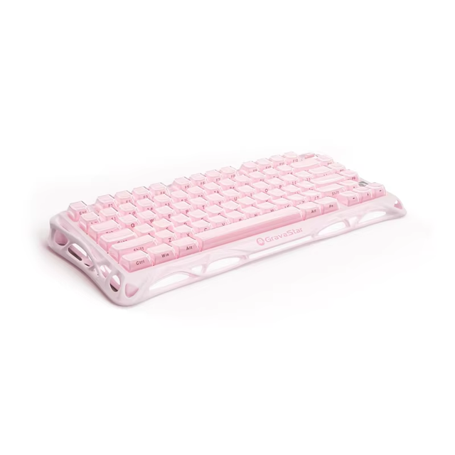 GravaStar K1 75% New Mechanical Keyboard Tri-mode Wireless USB Type-C RGB Backlight Aluminum Alloy Jelly Keycaps Star Desktop