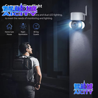 Caméra IP PTZ sans fil intelligente Sheng Qiong Tuya 2MP avec suivi IA, vision nocturne couleur 1080P, mini caméra