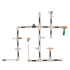 3/8 ''Brass nối áp lực cao Mist vòi phun thẳng khớp nối nhanh chóng phù hợp cho sương mù hệ thống - Product Image 2