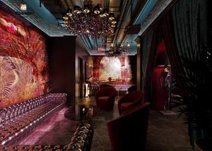 Luxury <b>Bar</b> & Nightclub Interior Design | Marble Counter with <b>LED</b> <b>Lights</b> for Lounge & Pub Coffee Shop Decoration - Product Image 4
