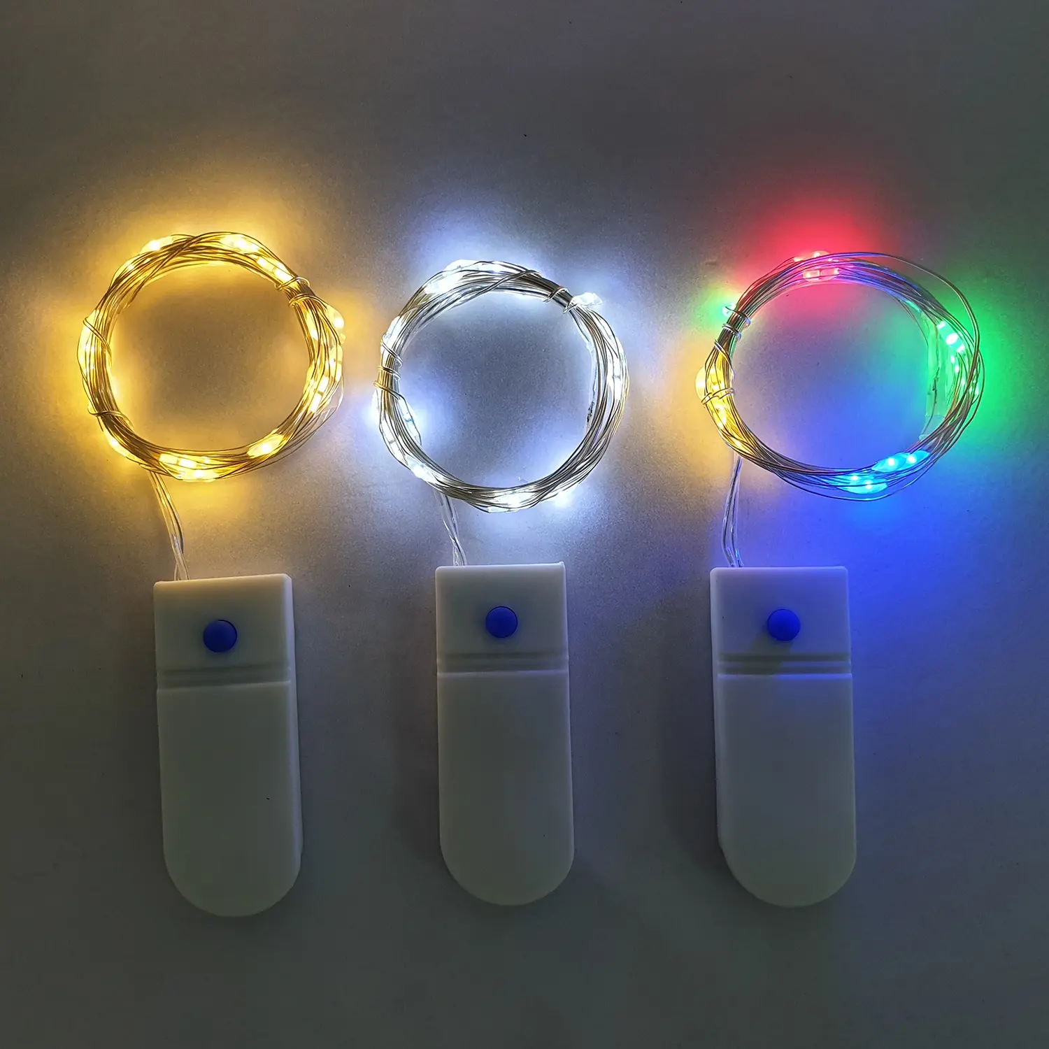 Guirlande lumineuse féerique à lumière LED, fonctionnement à piles, 1 m, 7,2 pieds, 20LED, USB, pour cadeau de fête, Festival et de noël