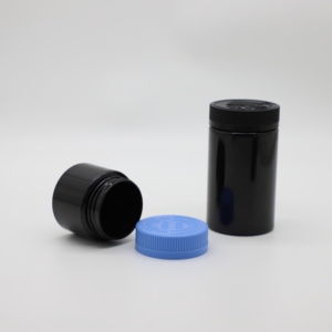 Frasco de crema de plástico PET verde claro de boca ancha de flores secas 40DR respetuoso con el medio ambiente con tapa resistente a los niños y embalaje sostenible - Product Image 6