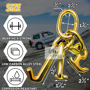 G70 Chất lượng cao thép carbon mạ <span class=keywords><strong>Tow</strong></span> Truck Trailer móc giả mạo rtj móc - Product Image 2