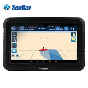 NEU 7 Zoll Touchscreen Android-System GPS Traktor Führung AG70 SUNNAV SBAS unterstützt gerade Kurven linie Navigation