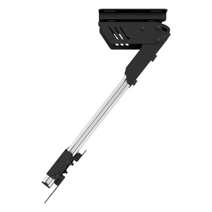 Soporte de Techo y Pared para TV Peacemounts <span class=keywords><strong>CTM</strong></span>-1, Material SPCC, Capacidad de 60 LBS, VESA 75*75/100*100mm, Ajuste Abatible, Plegable, Negro - Product Image 2