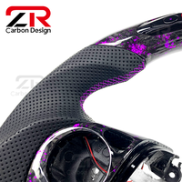 Accessoires intérieurs pour Honda Civic 9e génération LXR Si, cuir véritable, fibre de carbone forgée personnalisée, volant sport LED RPM
