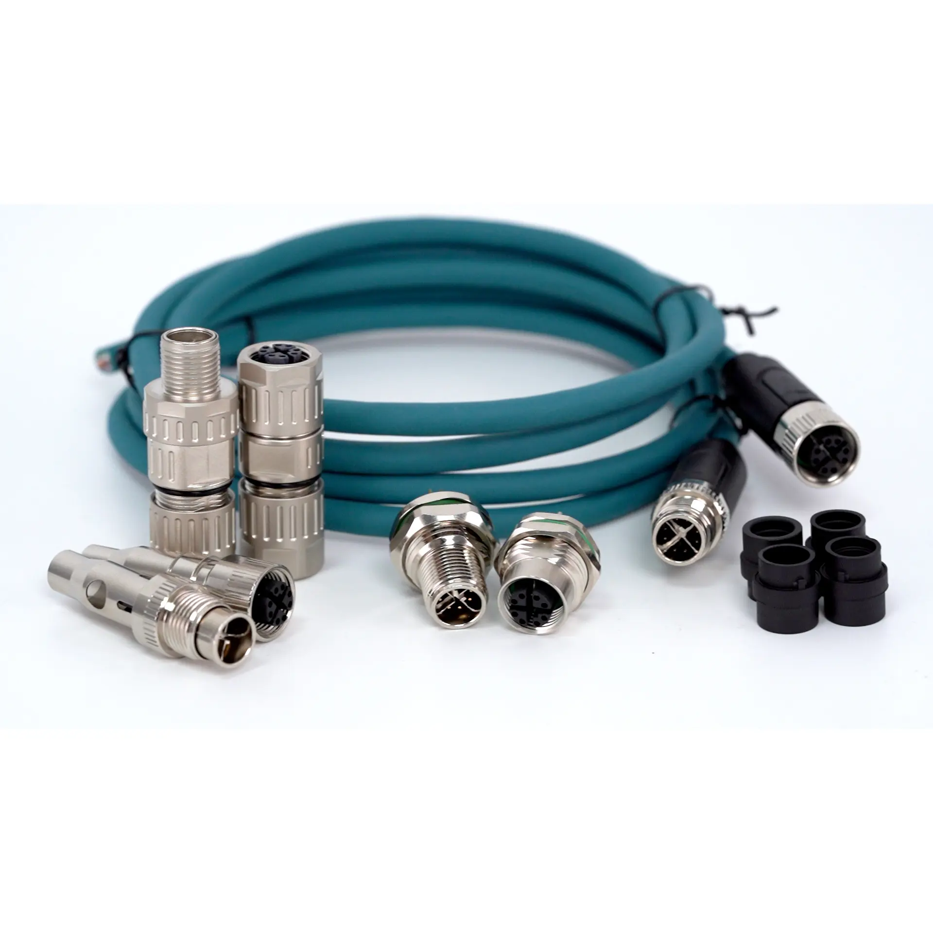 M5 M8 M9 M12 M16 M23 Waterdichte Mannelijke Vrouwelijke Stekker 3 4 5 6 8 12 Pin Ronde Kabel Draad M12 Sensor 4-Pins 8-Pins Connector