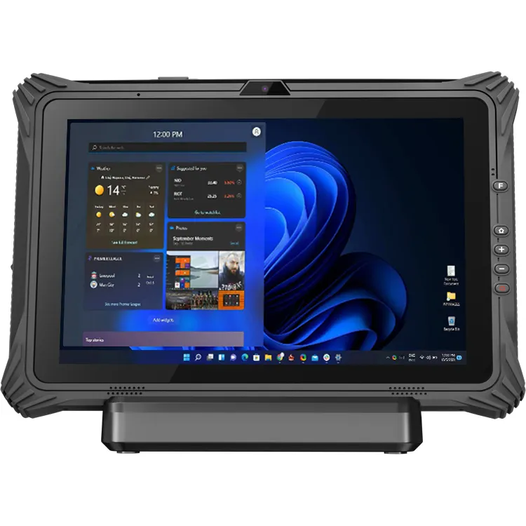 GENZO 10/12 인치 견고한 태블릿 PC 윈도우 11 i5/i7 8GB RAM + 128GB 이동식 SSD 산업용 마이크로 소프트 윈도우 11 i5 태블릿