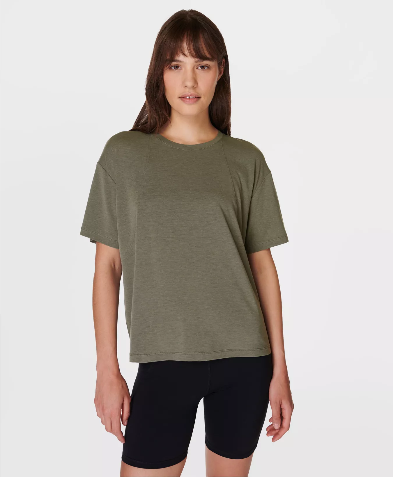 High Quality Softness Sportswear Women Crewneck Short Sleeve Gym Blank Tshirts Custom Compression Slim Fit Yoga T Shirt