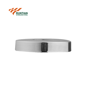 Accesorios de Barandilla de Acero Inoxidable Forjado 316, Placa Base Moderna para Pasamanos, Cubierta para Balcón y Escalera - Product Image 4