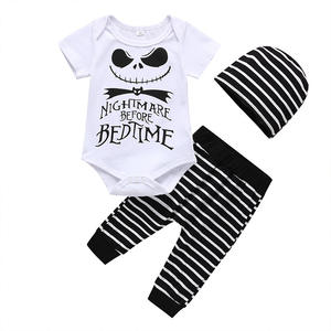 Tenues pour tout-petits, vêtements d'Halloween pour enfants, ensembles de combinaisons pour bébés avec pantalons complets de Chine - Product Image 1