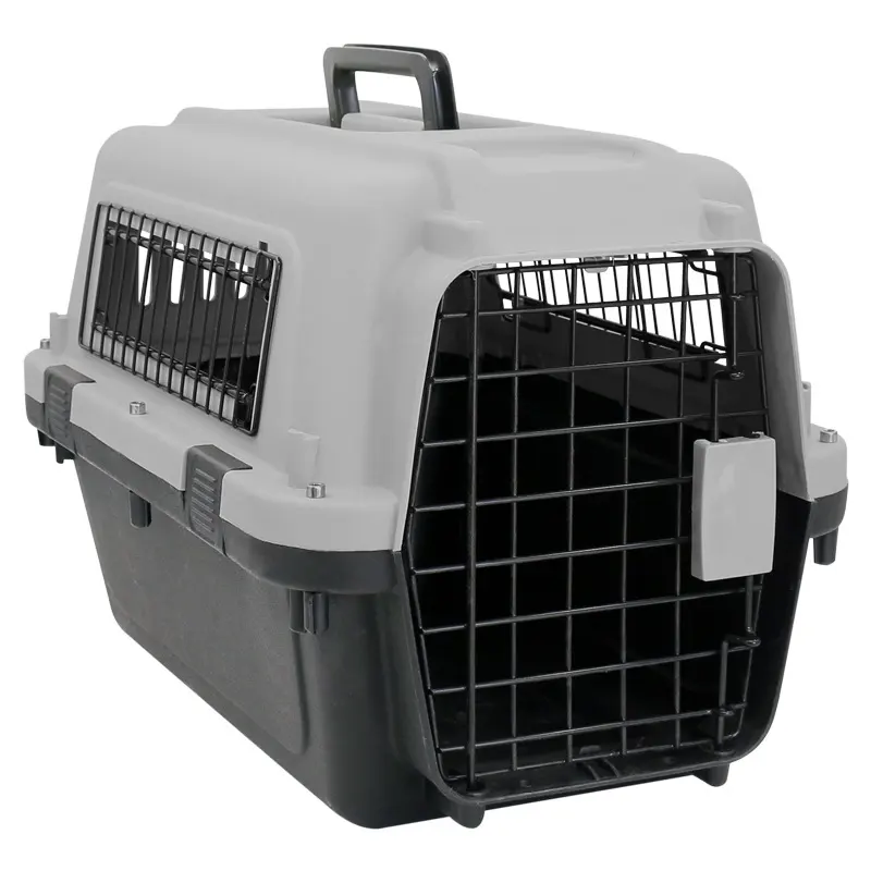 Factory Direct Sale Portable Cat Dog Aviation Transport Box Foldable Stackable Pet Outdoor Travel Carrier Case