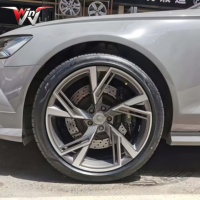 Rines Forjados de 17-18 Pulgadas para Autos de Pasajeros, Rines JDM de 5 Radios, 5X100 5X114.3, Rines de Aleación para AUDI A4 A5 A6 RS4 RS6 Q3 Q5 Q7