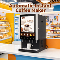Distributeur automatique de café instantané commercial OEM, directement de l'usine, 5 saveurs de boissons chaudes, force de la dose programmable