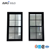 Ventana Corredera de Doble Hoja de Aluminio con Aislamiento Térmico y Doble Acristalamiento, Resistente al Viento