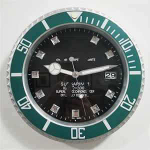 Grande Orologio <span class=keywords><strong>da</strong></span> Parete Nordico Unico con <span class=keywords><strong>Design</strong></span> Artistico 3D, in Metallo Dorato, Moderno e Lussuoso per Arredamento Casa - Product Image 3