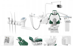 Icare Medical Luxury Dental Chair with Multi-Joint Adjustable Headrest LED <b>Sensor</b> <b>Light</b> Double and Water Bottle Design - Product Image 6