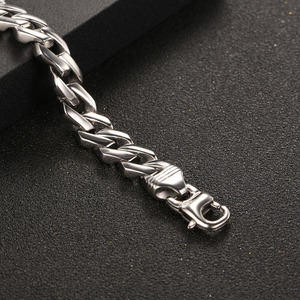 Fashion <b>Chain</b> Bracelet 22Cm Length <b>Titanium</b> Steel Men's Jewelry CE556 - Product Image 4