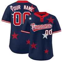 Maillot de baseball et de softball unisexe personnalisable, respirant, séchage rapide, 100% polyester, col en V, manches courtes, grande taille, vêtements de sport pour adultes