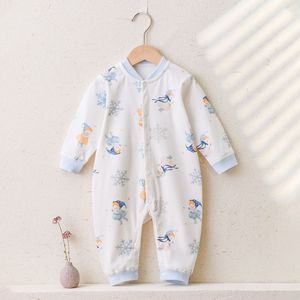 Mono de Algodón para Recién Nacidos, Suave al Tacto, Manga Larga, Sin Costuras, Ropa Cómoda para Bebés Niños y Niñas, con Logotipo Personalizado - Product Image 5