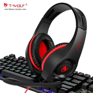 Nuovi articoli di tendenza cuffie da gioco con auricolari cablati H120 cuffie con luci a LED microfono Computer PC cuffie per Laptop per Gamer