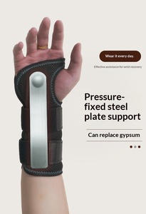 อุปกรณ์พยุงข้อมือสำหรับผู้ใหญ่แบบปรับได้ ระบายอากาศได้ดี ทำจากอลูมิเนียม ป้องกันข้อมือแพลง พร้อมสายรัดถอดได้และสายรัดแบบยึดติด - Product Image 6