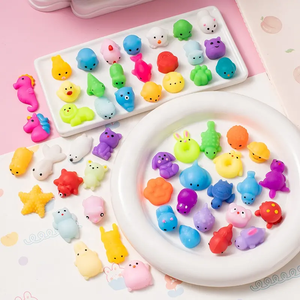 High Quality Colorful Animal <b>Hand</b> Kneading Tool TPR Kawaii <b>Mini</b> Cat Sensory Relief Stress Decompression Toy for Kids Boy Girl - Product Image 2