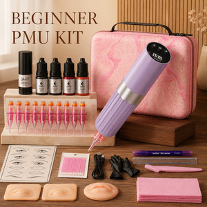 Kit PMU pour débutants avec machine et encre pour la pratique des sourcils et des lèvres, outils d'entraînement - Product Image 1