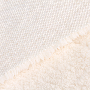 Nóng Bán Ấm Mềm Đồng Bằng Nhuộm Màu Trắng Mềm 180 Gsm 100% <span class=keywords><strong>Polyester</strong></span> Knit Bông Faux Fur Sherpa Lông Cừu Vải - Product Image 5