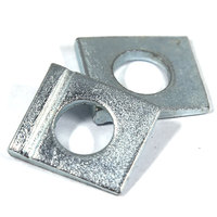 Carbon Steel ASTM A325 GR a B C ASTM 449 B7 B8 B8M Yellow White Blue Zinc Plated Galvanized Square Taper Washers for U-sections