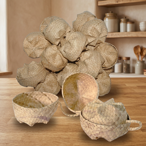 Mini cesta de mimbre, material Pandanus - Product Image 2