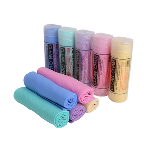 مصنع شعار مخصص جاهزة الأسهم سيارة تنظيف الملابس PVA الشاموي أدوات غسيل السيارات تنظيف الشم سيارة تجفيف منشفة الشامي - Product Image 2