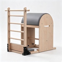 Baril d'escalade en bois pour Pilates, équipement professionnel d'étirement de la colonne vertébrale pour l'entraînement en studio