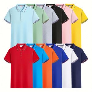 Wholesale Men's Summer Lapel Shirt Comfortable Quick Drying Breathable Business Casual Fashion Polo Shirt Short <b>Sleeve</b> T-shirt - Product Image 2