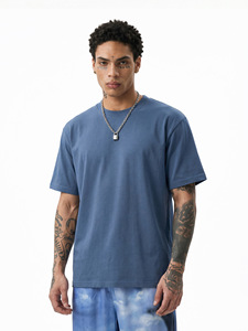 T-shirts amples multicolores vierges à col rond pour hommes en coton et polyester, tailles fortes <span class=keywords><strong>3XL</strong></span> - Product Image 2
