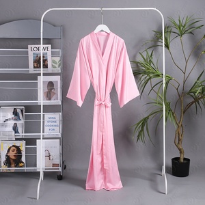 <strong>Cheap</strong> Wholesale <strong>Satin</strong> <strong>Robe</strong> Long <strong>Robe</strong> Mix Colors Pink Bridesmaid <strong>Robe</strong> Bride Nightgown - Product Image 5