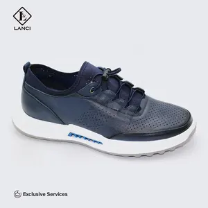 LANCI eğitmenler üreticileri erkekler için kaliteli deri ayakkabı erkekler için sneakers yürüyüş ayakkabısı