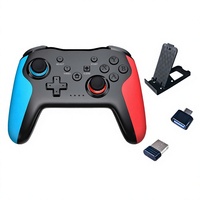 Manette de jeu sans fil multiplateforme, gyroscope 6 axes, double vibration pour Switch, PS3, PC, Smart TV Box